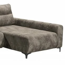 Loftscape Ecksofa Venouse - Samt - Samt Insa: Steingrau - Longchair davorstehend rechts -Wohnzimmermöbel boutique en ligne 1000241693 210127 18195700540 DETAILS P000000001000241693