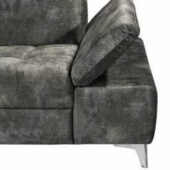 Loftscape Ecksofa Groslay - Samt - Samt Insa: Grau - Ottomane davorstehend links -Wohnzimmermöbel boutique en ligne 1000241694 210127 18201300549 DETAILS P000000001000241694