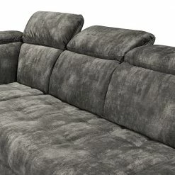 Loftscape Ecksofa Groslay - Samt - Samt Insa: Grau - Ottomane davorstehend links -Wohnzimmermöbel boutique en ligne 1000241694 210127 18201500550 DETAILS P000000001000241694