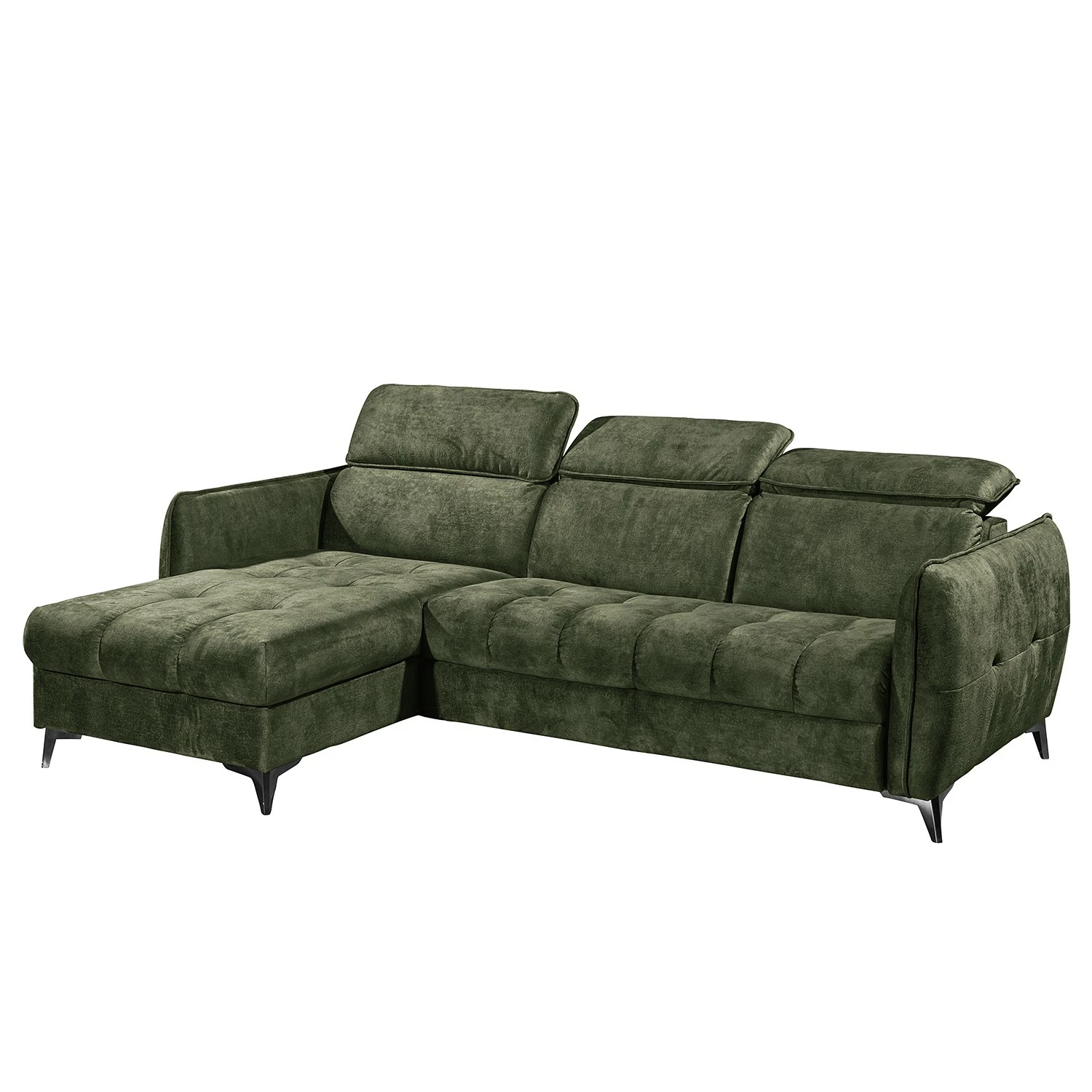 Loftscape Ecksofa Grillon - Samt - Samt Insa: Moosgrün 1 Loftscape Ecksofa Grillon - Samt - Samt Insa: Moosgrün