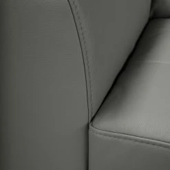 Fredriks Ecksofa White Pine - Echtleder - Echtleder Mabra: Grau - Ottomane davorstehend rechts -Wohnzimmermöbel boutique en ligne 1000241953 210208 14264800253 DETAILS P000000001000241953