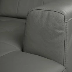 Fredriks Wohnlandschaft White Pine - Echtleder - Echtleder Mabra: Grau - Longchair davorstehend rechts / Ottomane links -Wohnzimmermöbel boutique en ligne 1000241957 210208 14271400297 DETAILS P000000001000241957