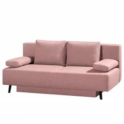 Mørteens Schlafsofa Kaukonen - Strukturstoff - Strukturstoff Stilla: Altrosa