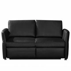 Fredriks Schlafsofa Bielle - Echtleder - Echtleder Leela: Schwarz -Wohnzimmermöbel boutique en ligne 1000242097 210219 10222100086 DETAILS P000000001000242097