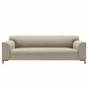 Studio Copenhagen Sofa Lussant (3-Sitzer) - Flachgewebe Shina: Beige - Schwarz