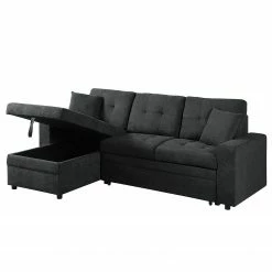 Loftscape Ecksofa Luglon - Webstoff - Anthrazit -Wohnzimmermöbel boutique en ligne 1000242701 210929 141228000044 DETAILS P000000001000242701