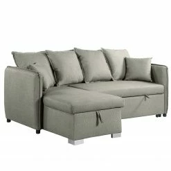 Loftscape Ecksofa Lillers - Webstoff - Hellgrau - Longchair davorstehend links 12 Loftscape Ecksofa Lillers - Webstoff - Hellgrau - Longchair davorstehend links -Wohnzimmermöbel boutique en ligne 1000242710 210929 141229000110 DETAILS P000000001000242710