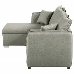 Loftscape Ecksofa Lillers - Webstoff - Hellgrau - Longchair davorstehend links 16 Loftscape Ecksofa Lillers - Webstoff - Hellgrau - Longchair davorstehend links -Wohnzimmermöbel boutique en ligne 1000242710 210929 14122900088 DETAILS P000000001000242710