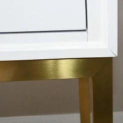 Red Living Konsolentisch Varades - Weiß / Gold -Wohnzimmermöbel boutique en ligne 1000242715 210121 07555300011 DETAILS P000000001000242715