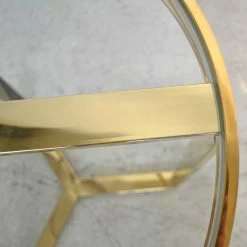 Loftscape Beistelltisch Riquier - Glas / Edelstahl - Gold -Wohnzimmermöbel boutique en ligne 1000242721 210121 08153300055 DETAILS P000000001000242721