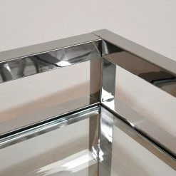 Loftscape Servierwagen Peillac - Glas / Edelstahl - Chrom -Wohnzimmermöbel boutique en ligne 1000242734 210121 08252500081 DETAILS P000000001000242734