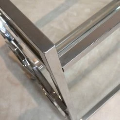 Loftscape Servierwagen Peillac - Glas / Edelstahl - Chrom -Wohnzimmermöbel boutique en ligne 1000242734 210121 08253000083 DETAILS P000000001000242734