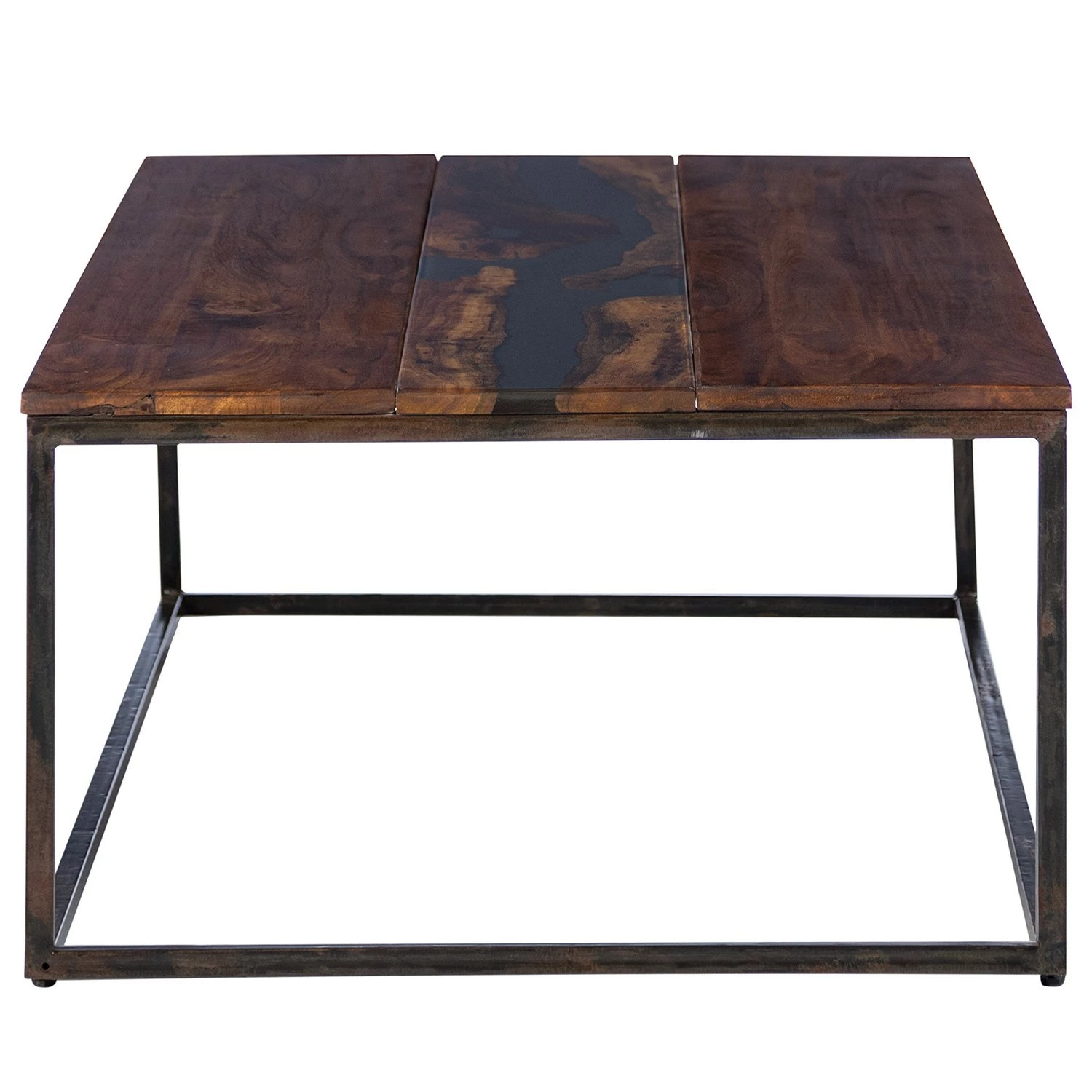 Wolf-Möbel Epoxidharz-Couchtisch Tarnac - Akazie massiv / Metall - Grau 7 Wolf-Möbel Epoxidharz-Couchtisch Tarnac - Akazie massiv / Metall - Grau – Bild 7