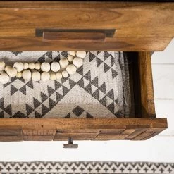 Wolf-Möbel Kommode Bazac - Akazie massiv - Akazie / Dunkelgrau -Wohnzimmermöbel boutique en ligne 1000243203 220311 050 DETAILS P000000001000243203