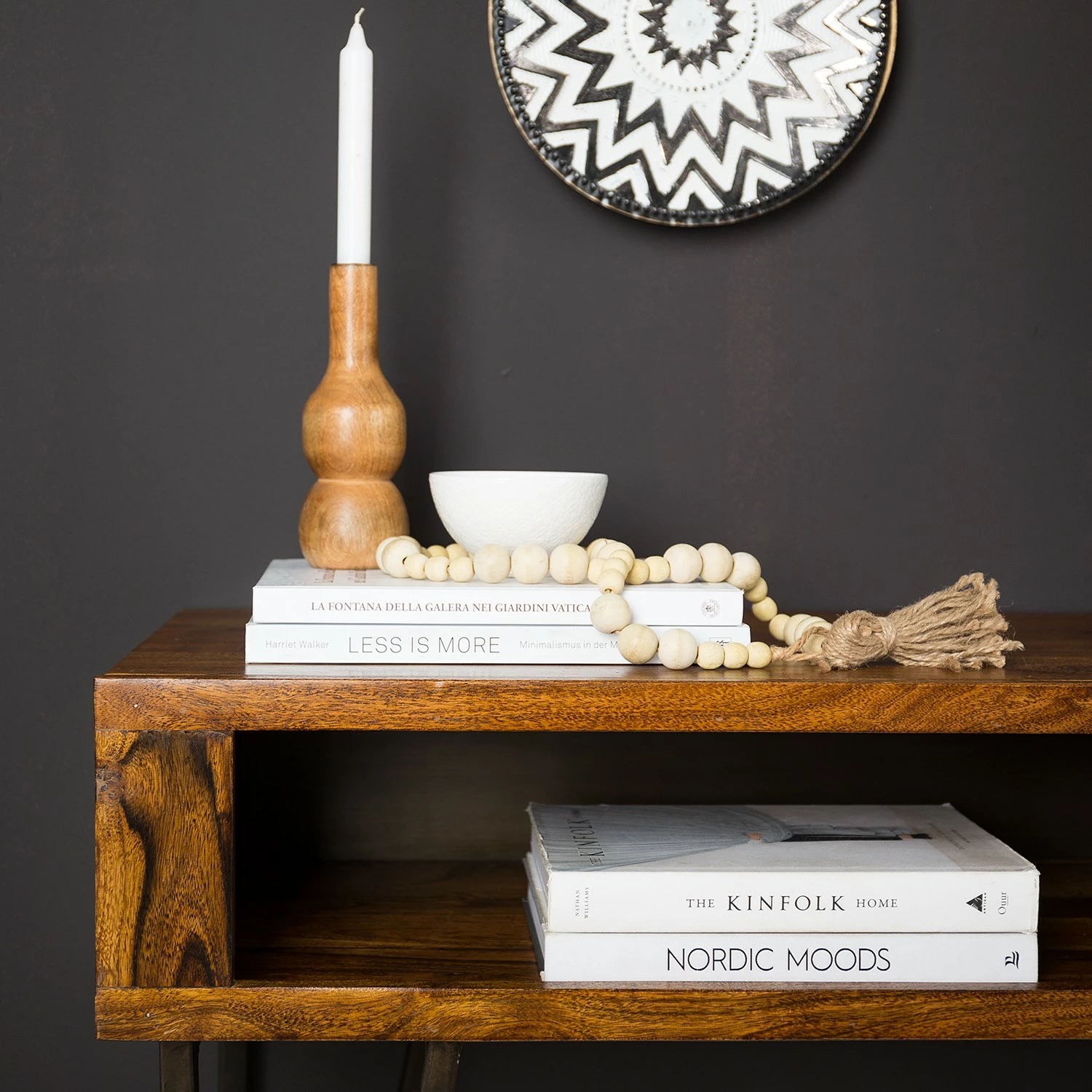 Wolf-Möbel Konsolentisch Bazac - Akazie massiv - Akazie / Dunkelgrau 7 Wolf-Möbel Konsolentisch Bazac - Akazie massiv - Akazie / Dunkelgrau – Bild 7