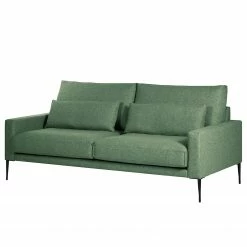 Fredriks Sofa Garlin (3-Sitzer) - Webstoff - Webstoff Sogol: Grün