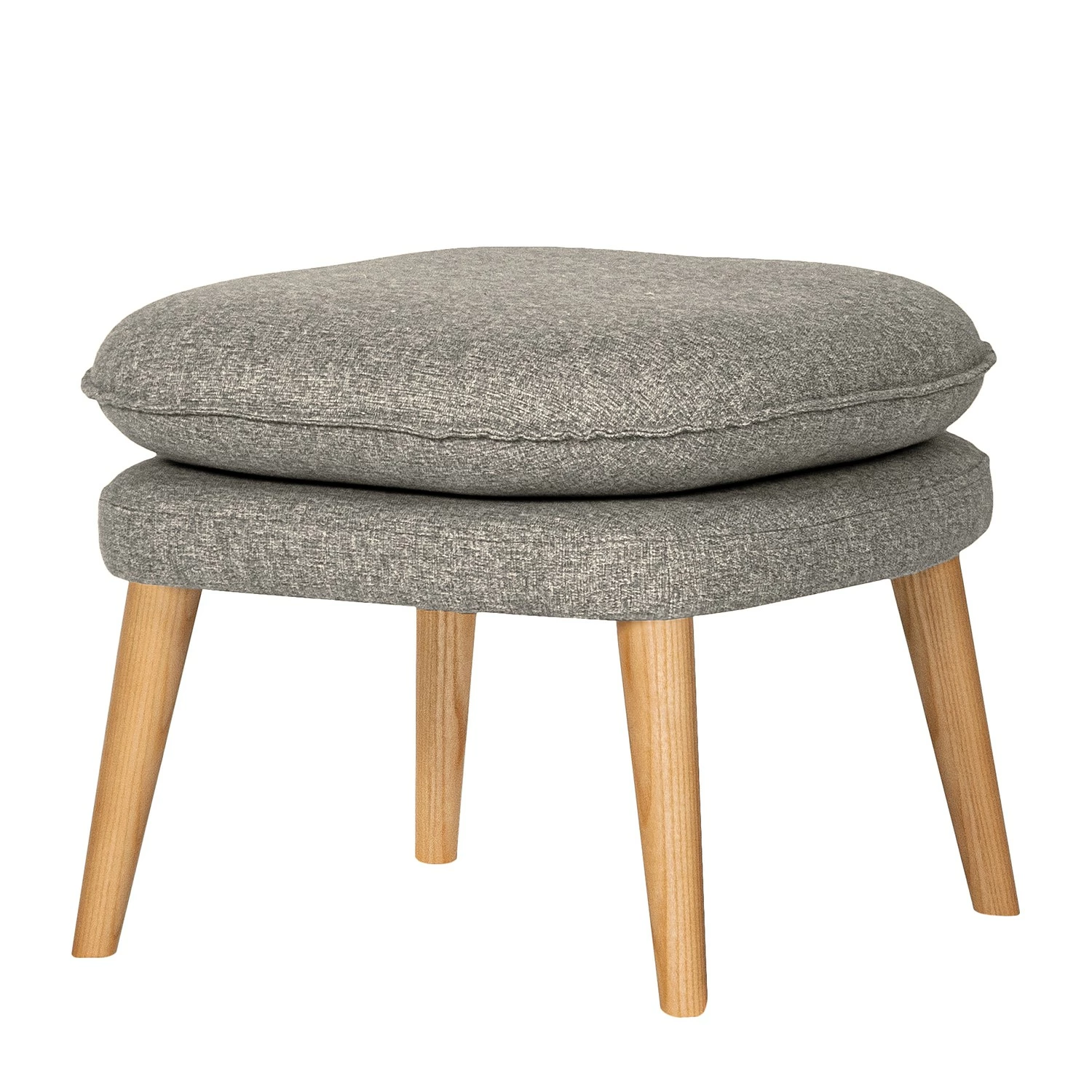 Fredriks Polsterhocker Farnay - Webstoff - Webstoff Sogol: Grau 1 Fredriks Polsterhocker Farnay - Webstoff - Webstoff Sogol: Grau