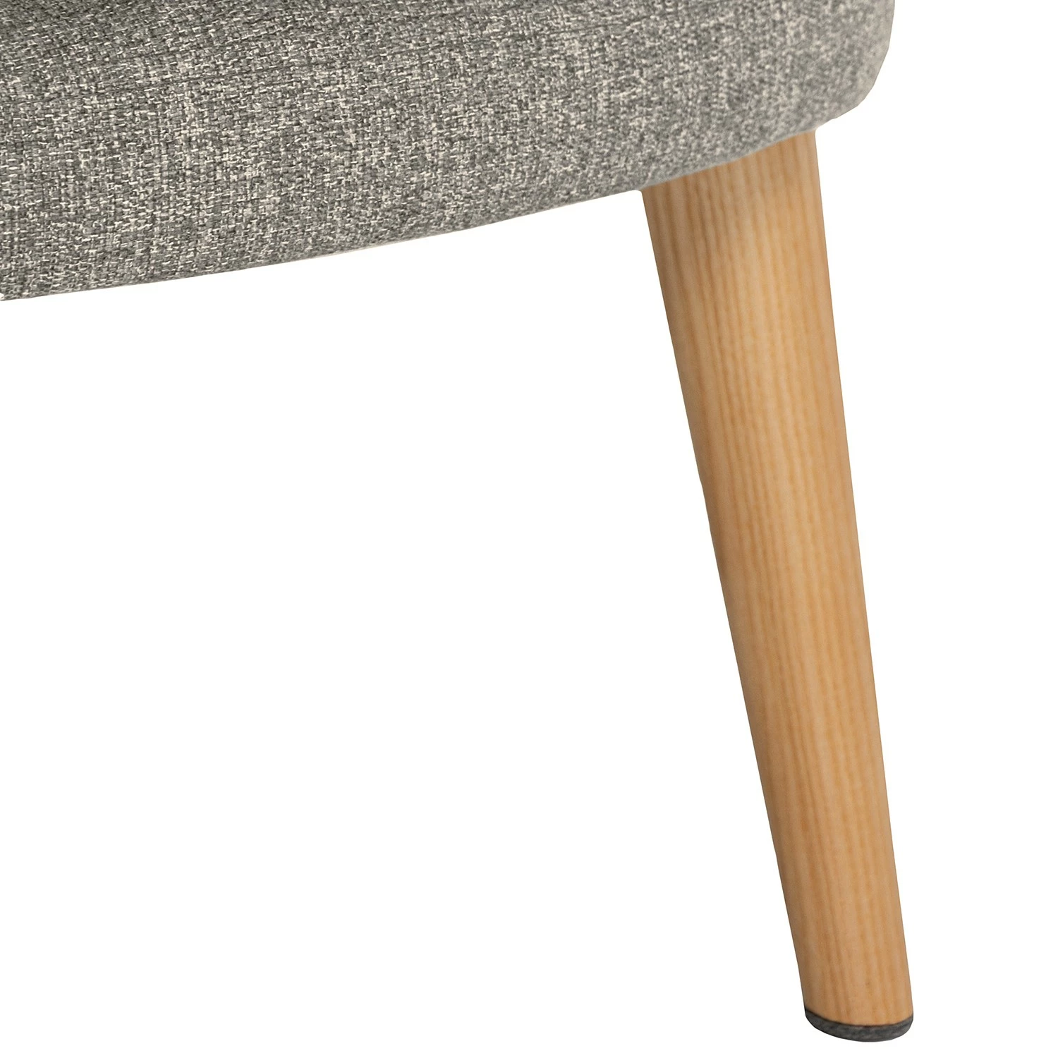 Fredriks Polsterhocker Farnay - Webstoff - Webstoff Sogol: Grau 5 Fredriks Polsterhocker Farnay - Webstoff - Webstoff Sogol: Grau – Bild 5