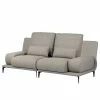 Fredriks Sofa Lirac (2,5 Sitzer) - Webstoff - Webstoff Sogol: Grau
