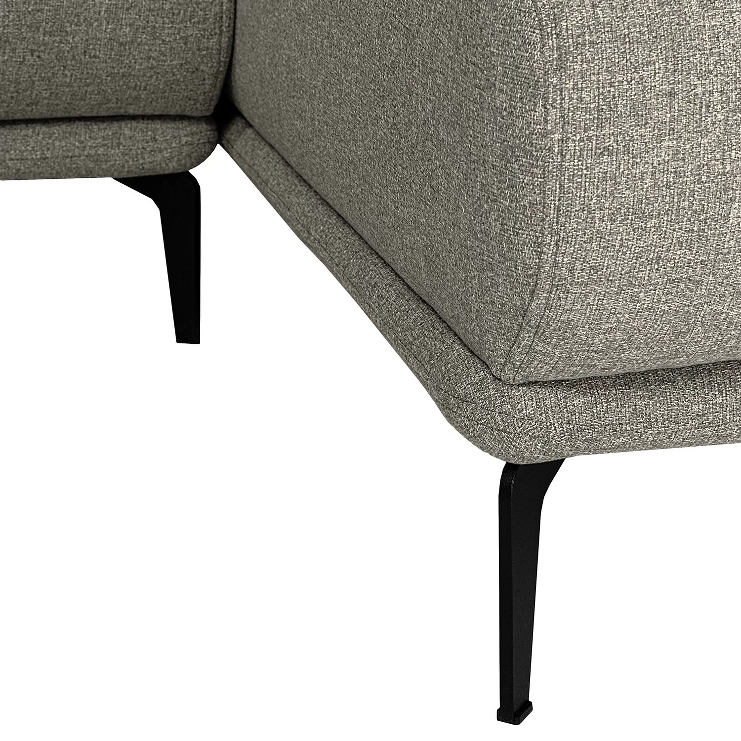 Fredriks Ecksofa Lirac - Webstoff - Webstoff Sogol: Grau - Longchair davorstehend rechts 16 Fredriks Ecksofa Lirac - Webstoff - Webstoff Sogol: Grau - Longchair davorstehend rechts – Bild 16