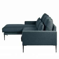 Fredriks Ecksofa Garlin - Webstoff - Webstoff Sogol: Dunkelblau - Longchair davorstehend links -Wohnzimmermöbel boutique en ligne 1000243337 210330 18225401410 DETAILS P000000001000243337