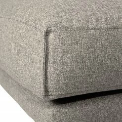 Fredriks Wohnlandschaft Garlin - Webstoff - Webstoff Sogol: Grau - Longchair davorstehend links / Ottomane rechts -Wohnzimmermöbel boutique en ligne 1000243339 210330 18225601439 DETAILS P000000001000243339