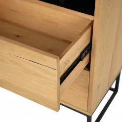 Studio Copenhagen Regal Flox I - Echtholzfurnier / Metall - Eiche / Schwarz -Wohnzimmermöbel boutique en ligne 1000244164 211028 140300000067 DETAILS P000000001000244164