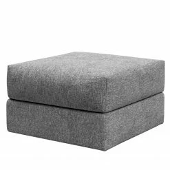 Innovation Möbel Polsterhocker Cornila - Stoff Twist: Granite