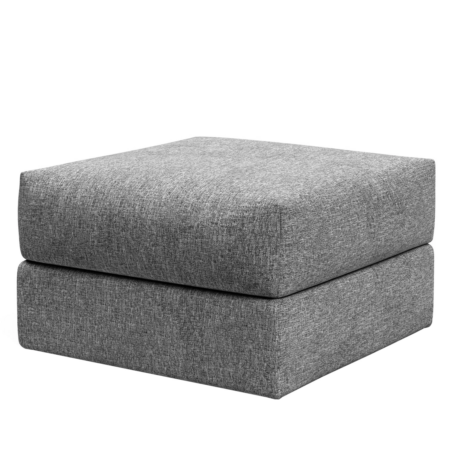 Innovation Möbel Polsterhocker Cornila - Stoff Twist: Granite 1 Innovation Möbel Polsterhocker Cornila - Stoff Twist: Granite