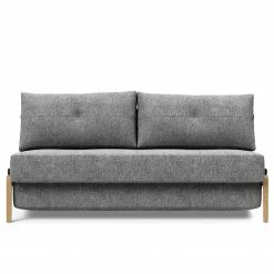 Innovation Möbel Schlafsofa Cubed - Stoff Twist: Granite - Breite: 168 cm - Eiche Hell -Wohnzimmermöbel boutique en ligne 1000244292 210218 15011800159 DETAILS P000000001000244292