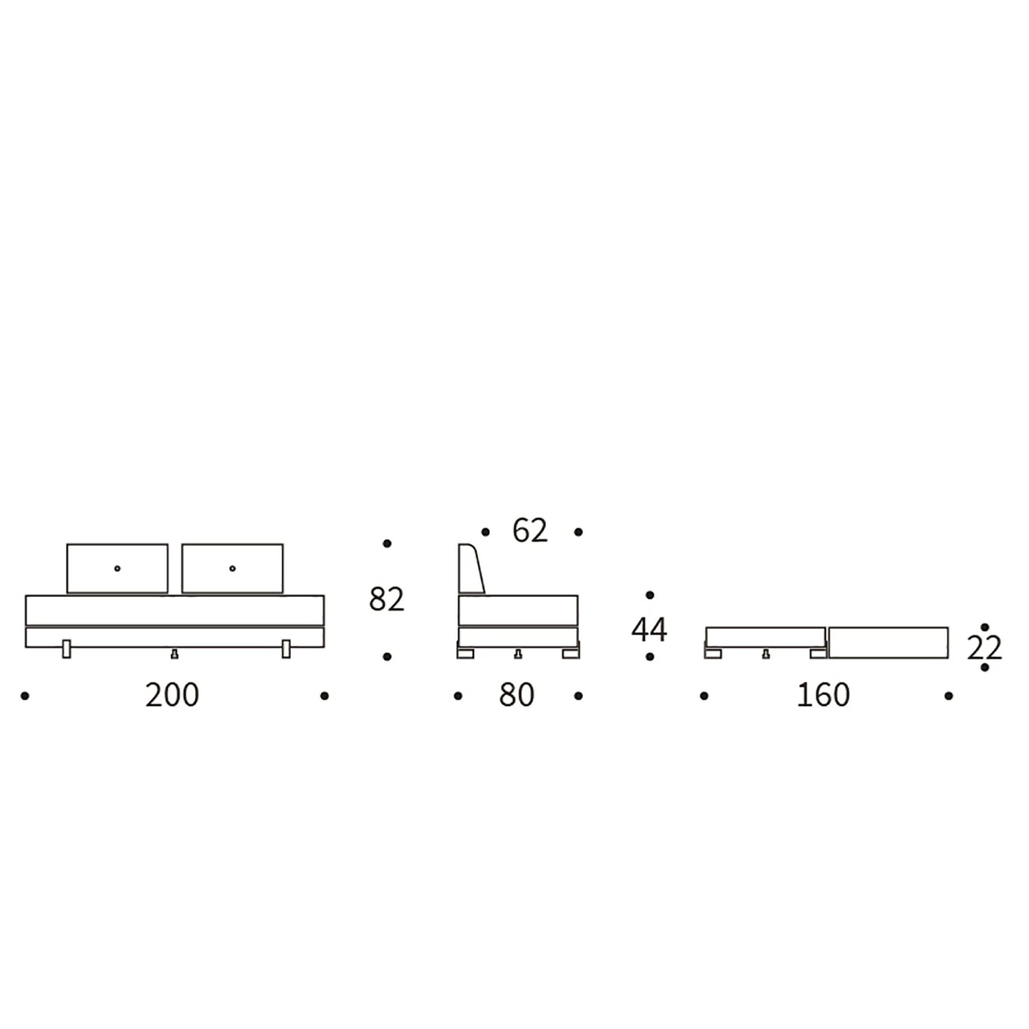 Innovation Möbel Schlafsofa Sigmund - Webstoff - Webstoff Kenya: Gravel - Eiche Hell 16 Innovation Möbel Schlafsofa Sigmund - Webstoff - Webstoff Kenya: Gravel - Eiche Hell – Bild 16