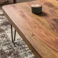 Naturoo Couchtisch Loudet I - Sheesham massiv / Metall - Sheesham / Schwarz -Wohnzimmermöbel boutique en ligne 1000244850 210202 14504900038 DETAILS P000000001000244850