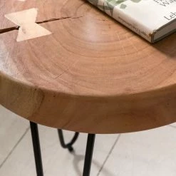 Naturoo Beistelltisch Loudet - Akazie massiv / Metall - Akazie / Schwarz 11 Naturoo Beistelltisch Loudet - Akazie massiv / Metall - Akazie / Schwarz -Wohnzimmermöbel boutique en ligne 1000244851 210202 14511300046 DETAILS P000000001000244851