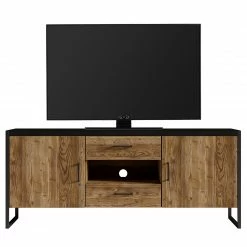 Red Living TV-Lowboard Turriers II - Fichte Dekor / Matt Schwarz 8 Red Living TV-Lowboard Turriers II - Fichte Dekor / Matt Schwarz -Wohnzimmermöbel boutique en ligne 1000245422 210217 13055600080 DETAILS P000000001000245422