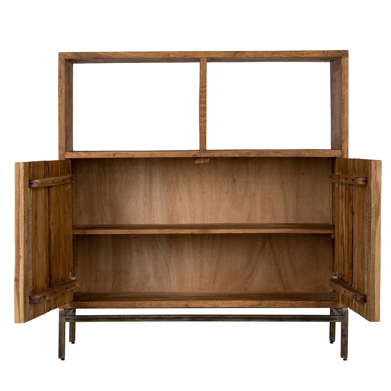 Ars manufacti Büroschrank Domme - Akazie massiv / Eisen - Akazie / Anthrazit 12 Ars manufacti Büroschrank Domme - Akazie massiv / Eisen - Akazie / Anthrazit – Bild 12