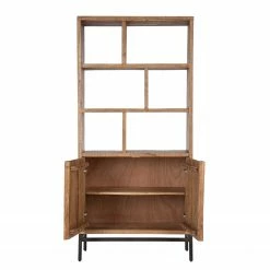 Ars manufacti Büroregal Domme - Akazie massiv / Eisen - Akazie / Anthrazit -Wohnzimmermöbel boutique en ligne 1000246832 220406 032 DETAILS P000000001000246832