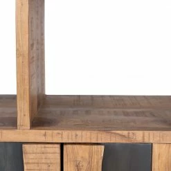 Ars manufacti Büroregal Domme - Akazie massiv / Eisen - Akazie / Anthrazit -Wohnzimmermöbel boutique en ligne 1000246832 220406 034 DETAILS P000000001000246832