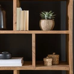 Ars manufacti Büroregal Domme - Akazie massiv / Eisen - Akazie / Anthrazit -Wohnzimmermöbel boutique en ligne 1000246832 220705 024 MOOD DETAILS P000000001000246832 mood