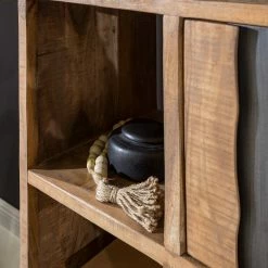 Ars manufacti Büroregal Domme II - Akazie massiv / Eisen - Akazie / Anthrazit -Wohnzimmermöbel boutique en ligne 1000246834 220705 022 MOOD DETAILS P000000001000246834 mood