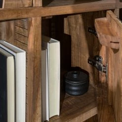 Ars manufacti Büroregal Domme II - Akazie massiv / Eisen - Akazie / Anthrazit -Wohnzimmermöbel boutique en ligne 1000246834 220705 025 MOOD DETAILS P000000001000246834 mood