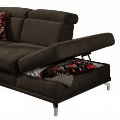 Loftscape Ecksofa Tamaris II - Webstoff - Webstoff Palila: Espresso - Ecke davorstehend rechts - Mit Schlaffunktion -Wohnzimmermöbel boutique en ligne 1000248791 210317 15134901417 DETAILS P000000001000248791