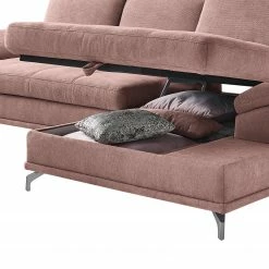 Loftscape Ecksofa Odenas - Webstoff - Webstoff Palila: Mauve - Longchair davorstehend rechts - Mit Schlaffunktion 26 Loftscape Ecksofa Odenas - Webstoff - Webstoff Palila: Mauve - Longchair davorstehend rechts - Mit Schlaffunktion -Wohnzimmermöbel boutique en ligne 1000248827 210317 15142401907 DETAILS P000000001000248827
