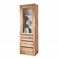 Naturoo Vitrinenschrank Gerville II - Wildeiche massiv