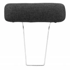 Fredriks Wohnlandschaft Valines - Webstoff - Webstoff Kona: Schwarz - Longchair davorstehend rechts / Ottomane links - Mit Schlaffunktion - Mit Kopfstütze -Wohnzimmermöbel boutique en ligne 1000249830 210415 15451600172 DETAILS P000000001000249830