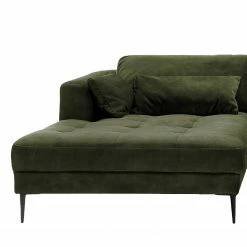 Mørteens Ecksofa Gaillon - Microfaser - Microfaser Cori: Dunkelgrün - Longchair davorstehend links -Wohnzimmermöbel boutique en ligne 1000249896 210415 16194400779 DETAILS P000000001000249896