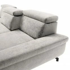 Fredriks Ecksofa Cussay - Flachgewebe - Webstoff Cuna: Hellgrau - Longchair davorstehend links -Wohnzimmermöbel boutique en ligne 1000249899 210415 16211400807 DETAILS P000000001000249899
