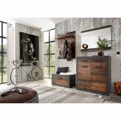 Red Living Kommode Buzan III - Altholz Dekor / Anthrazit -Wohnzimmermöbel boutique en ligne 1000250956 210225 13123500034 MOOD DETAILS P000000001000250956 mood