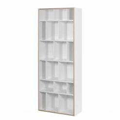 Temahome Regal Group 72 - Wabenplatte - Weiß / Hellbraun