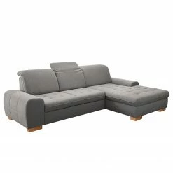Loftscape Ecksofa Boussay - Webstoff - Webstoff Neli: Grau - Longchair davorstehend rechts - Mit Schlaffunktion -Wohnzimmermöbel boutique en ligne 1000253938 210419 15273301934 DETAILS P000000001000253938