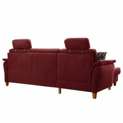 Loftscape Ecksofa Baulon I - Flachgewebe - Flachgewebe Ama: Weinrot - Longchair davorstehend links - Mit Schlaffunktion -Wohnzimmermöbel boutique en ligne 1000253965 220120 10254600152 DETAILS P000000001000253965